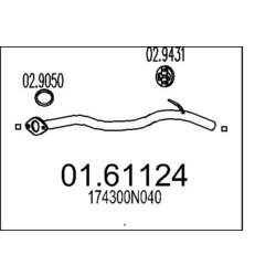 Koncový tlmič výfuku MTS 01.61124