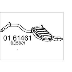 Koncový tlmič výfuku MTS 01.61461
