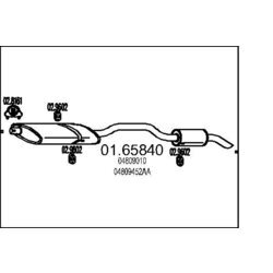 Koncový tlmič výfuku MTS 01.65840