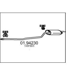 Koncový tlmič výfuku MTS 01.94230