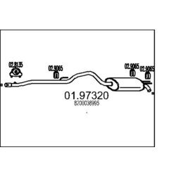 Koncový tlmič výfuku MTS 01.97320