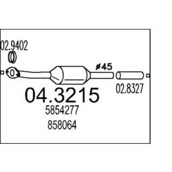 Katalyzátor MTS 04.3215