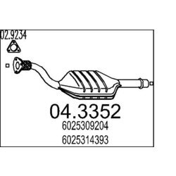 Katalyzátor MTS 04.3352