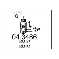 Katalyzátor MTS 04.3486