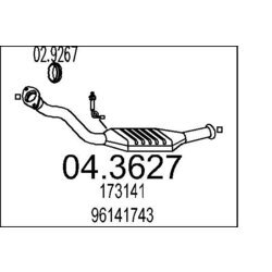 Katalyzátor MTS 04.3627