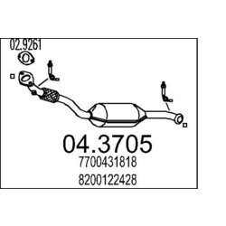 Katalyzátor MTS 04.3705