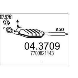 Katalyzátor MTS 04.3709