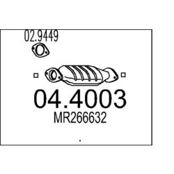 Katalyzátor MTS 04.4003