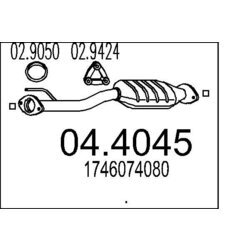 Katalyzátor MTS 04.4045