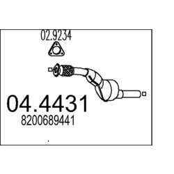 Katalyzátor MTS 04.4431