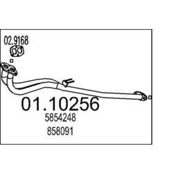 Výfukové potrubie MTS 01.10256