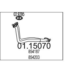 Výfukové potrubie MTS 01.15070