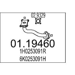 Výfukové potrubie MTS 01.19460