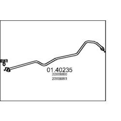 Výfukové potrubie MTS 01.40235