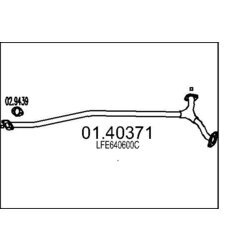 Výfukové potrubie MTS 01.40371
