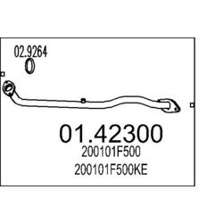 Výfukové potrubie MTS 01.42300