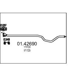 Výfukové potrubie MTS 01.42690