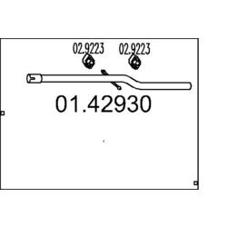 Výfukové potrubie MTS 01.42930