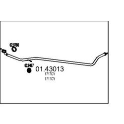 Výfukové potrubie MTS 01.43013