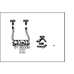 Koncový tlmič výfuku MTS 01.60330