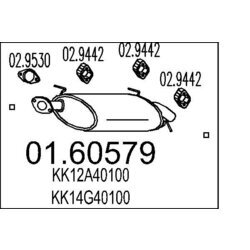 Koncový tlmič výfuku MTS 01.60579