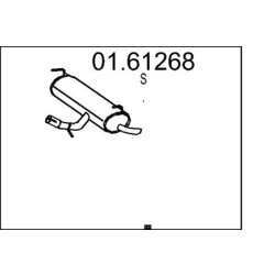 Koncový tlmič výfuku MTS 01.61268