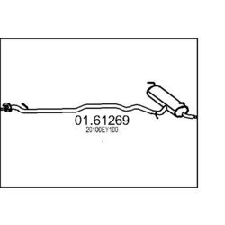 Koncový tlmič výfuku MTS 01.61269