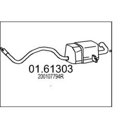 Koncový tlmič výfuku MTS 01.61303