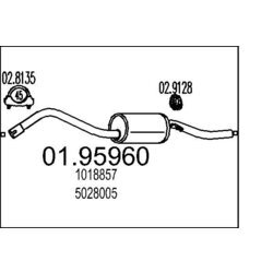 Koncový tlmič výfuku MTS 01.95960
