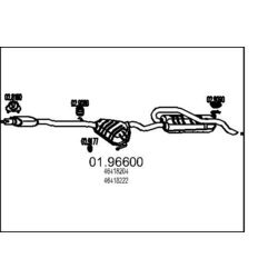 Koncový tlmič výfuku MTS 01.96600