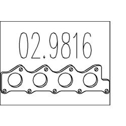 Tesnenie výfukovej trubky MTS 02.9816