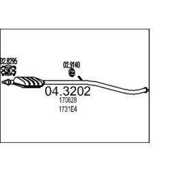 Katalyzátor MTS 04.3202