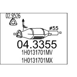 Katalyzátor MTS 04.3355