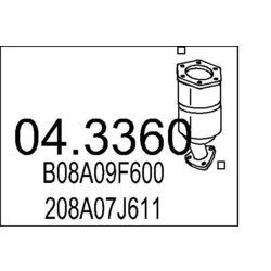 Katalyzátor MTS 04.3360