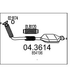 Katalyzátor MTS 04.3614