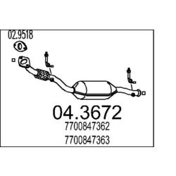 Katalyzátor MTS 04.3672