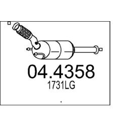 Katalyzátor MTS 04.4358