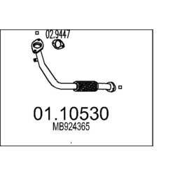 Výfukové potrubie MTS 01.10530