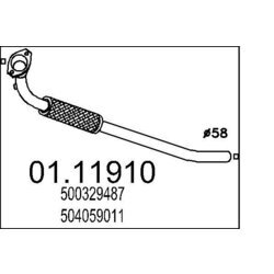 Výfukové potrubie MTS 01.11910