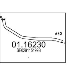 Výfukové potrubie MTS 01.16230