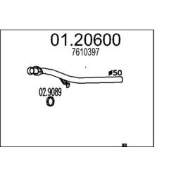 Výfukové potrubie MTS 01.20600