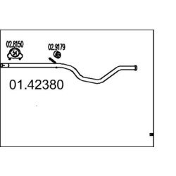 Výfukové potrubie MTS 01.42380