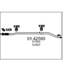 Výfukové potrubie MTS 01.42550