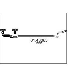 Výfukové potrubie MTS 01.43065