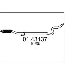 Výfukové potrubie MTS 01.43137