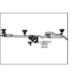 Koncový tlmič výfuku MTS 01.60211