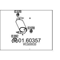 Koncový tlmič výfuku MTS 01.60357