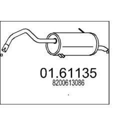 Koncový tlmič výfuku MTS 01.61135