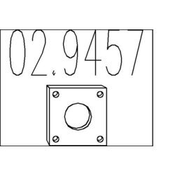 Tesnenie výfukovej trubky MTS 02.9457
