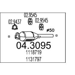 Katalyzátor MTS 04.3095